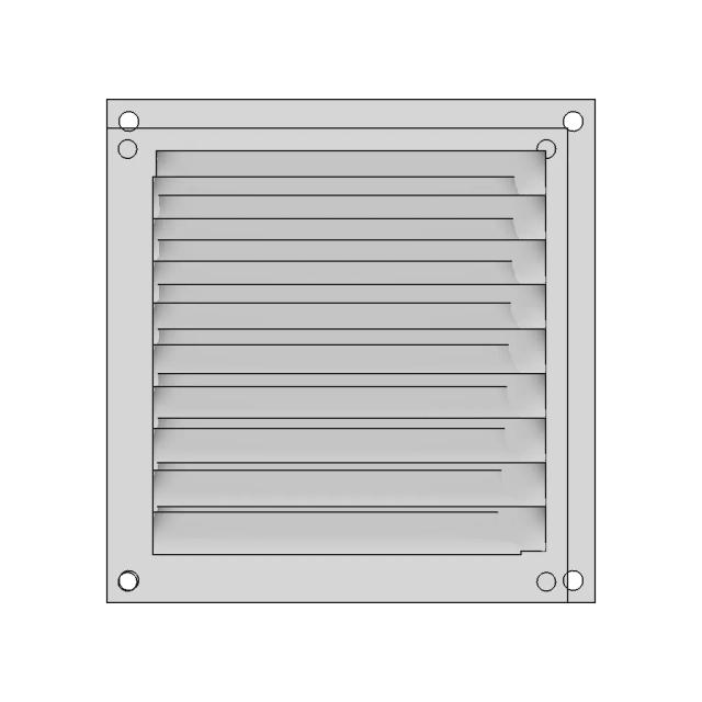 Adjustable Air Vent Grille for Ducting Systems