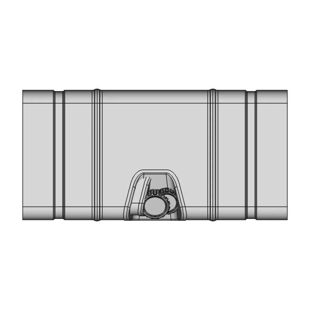 CAD Model of Rc Fuel Tank for Engineering Projects