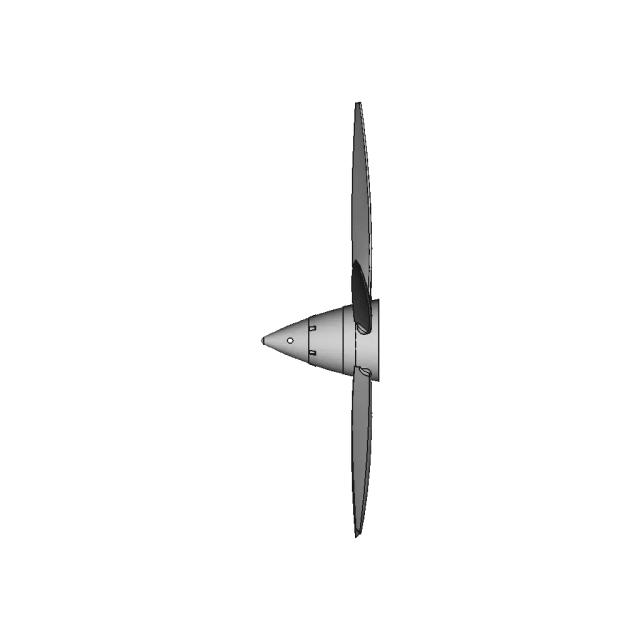 CAD Model of Change Propeller for Engineering Projects