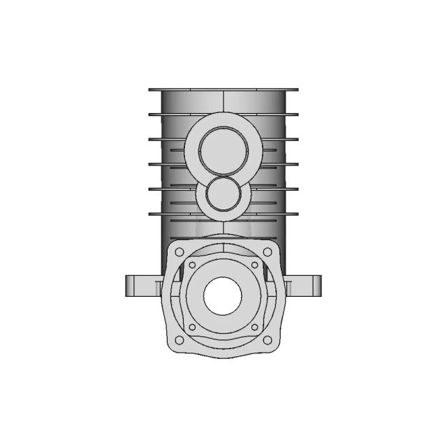 CAD Model of Engine Block for Engineering Projects