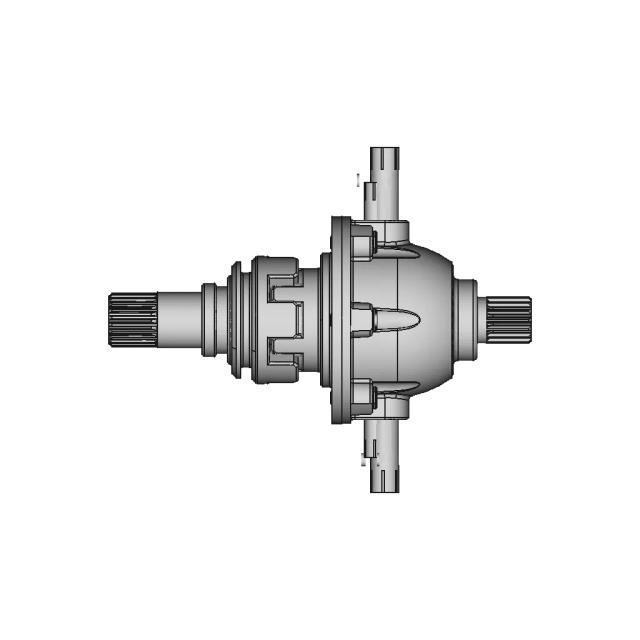 CAD Model of Differential Gear Box for Engineering Projects