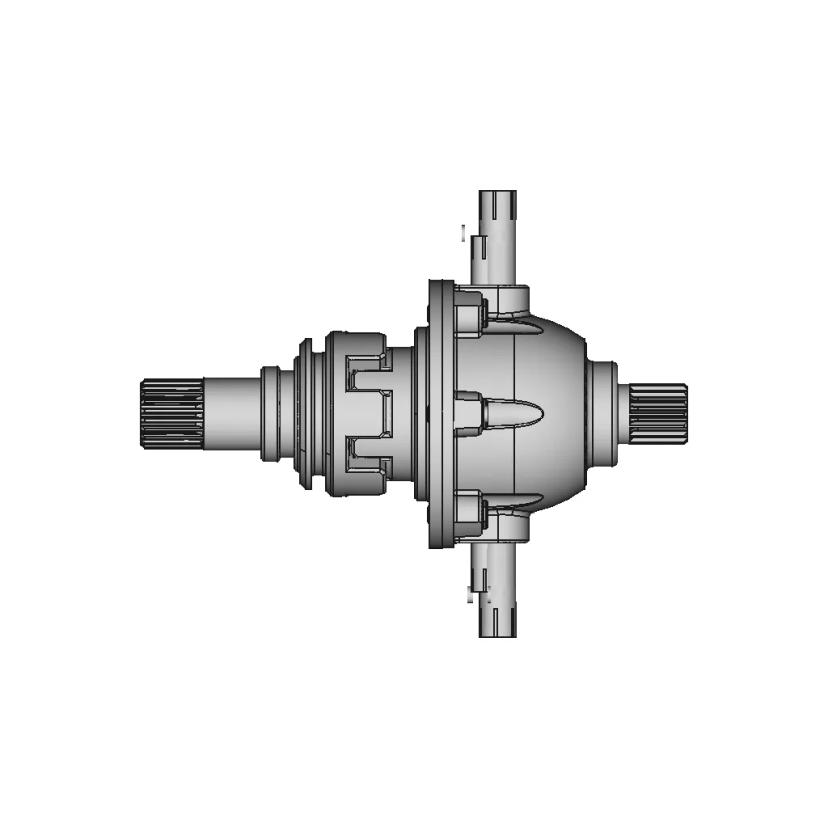 CAD Model of Differential Gear Box for Engineering Projects