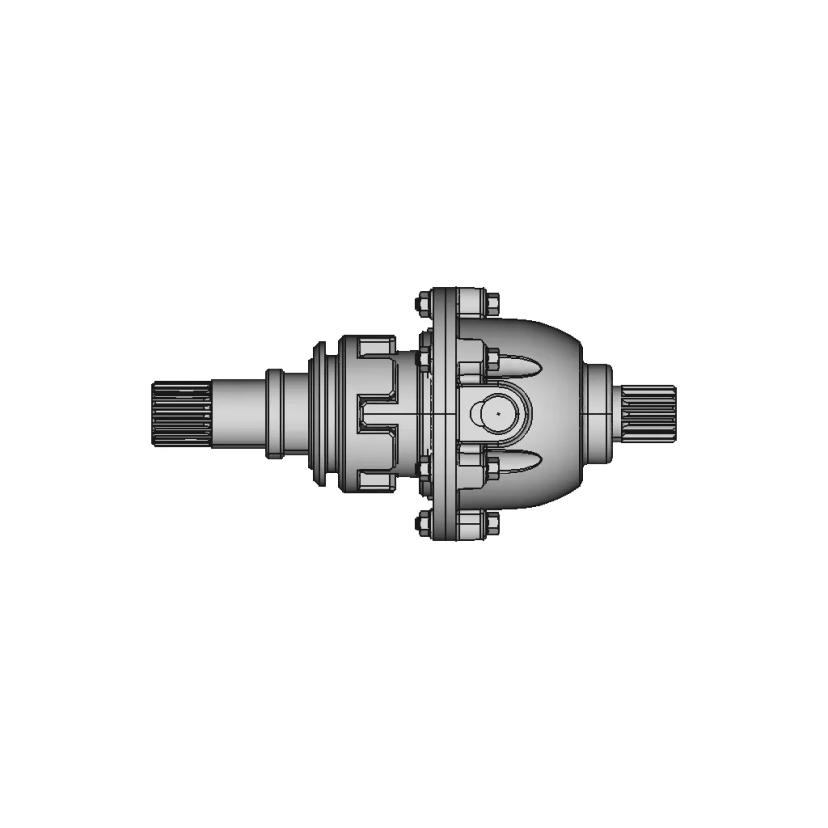 CAD Model of Differential Gearbox for Engineering Projects