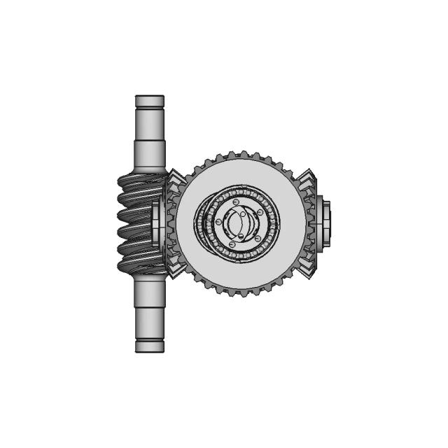 CAD Model of Differential Gear Box for Engineering Projects