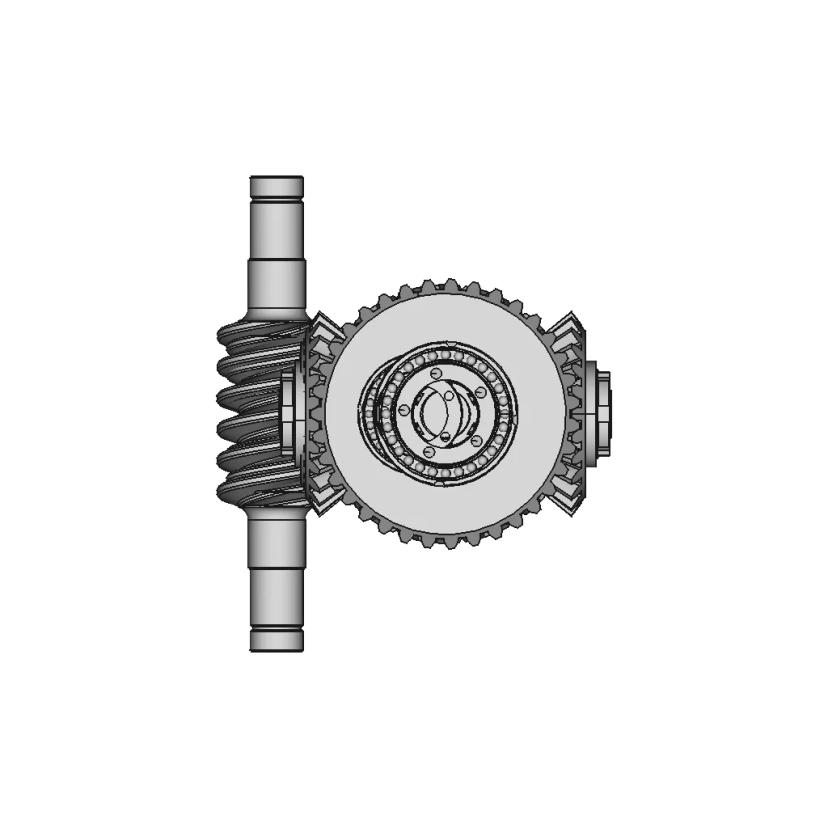 CAD Model of Differential Gear Box for Engineering Projects