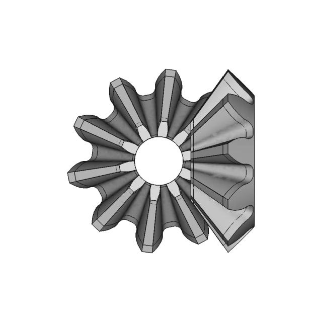 CAD Model of Rc Differential Bevel Gear. #5 for Engineering Projects