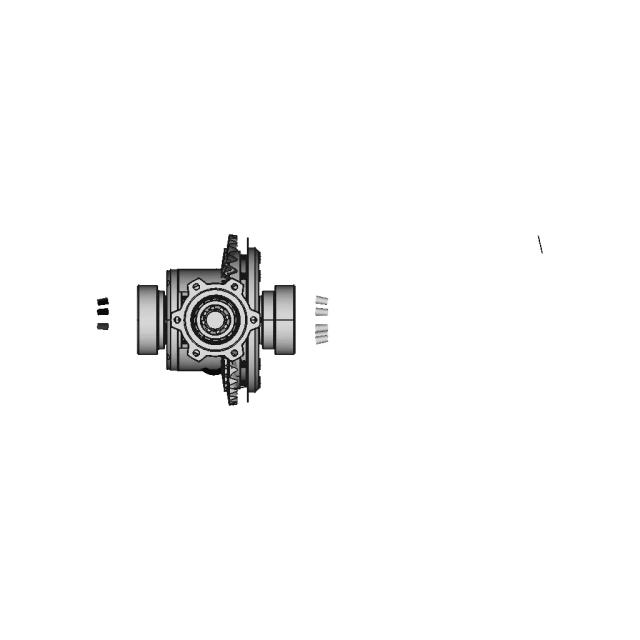 CAD Model of Ld200 Differential for Engineering Projects