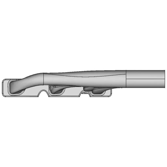 CAD Model of Exhaust Manifold for Engineering Projects