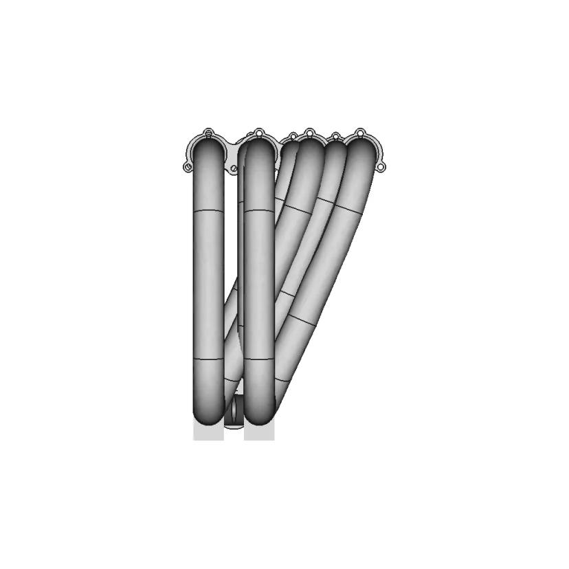 CAD Model of Exhaust Manifold for Engineering Projects