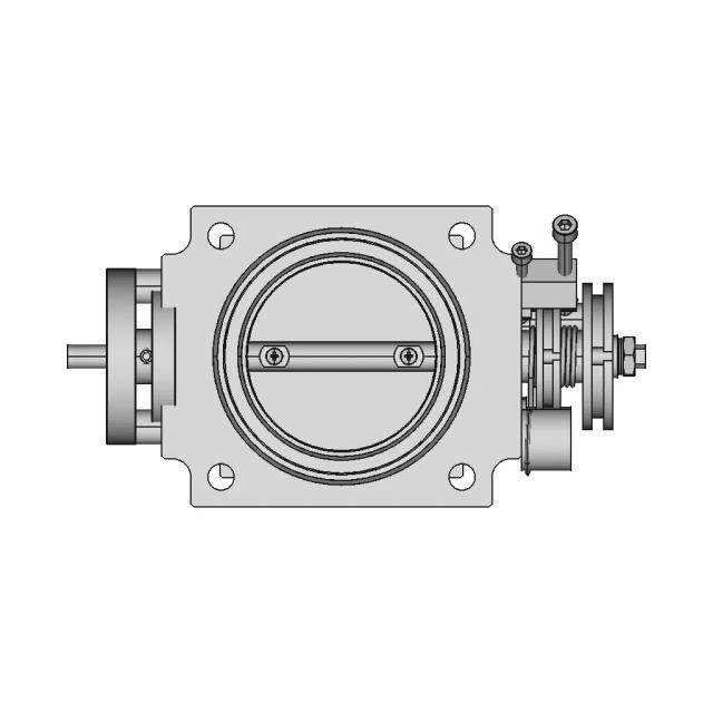 CAD Model of 80Mm Throttle Body for Engineering Projects