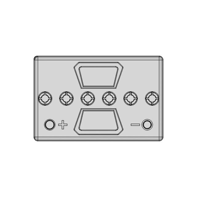 CAD Model of 60Ah Car Battery for Engineering Projects
