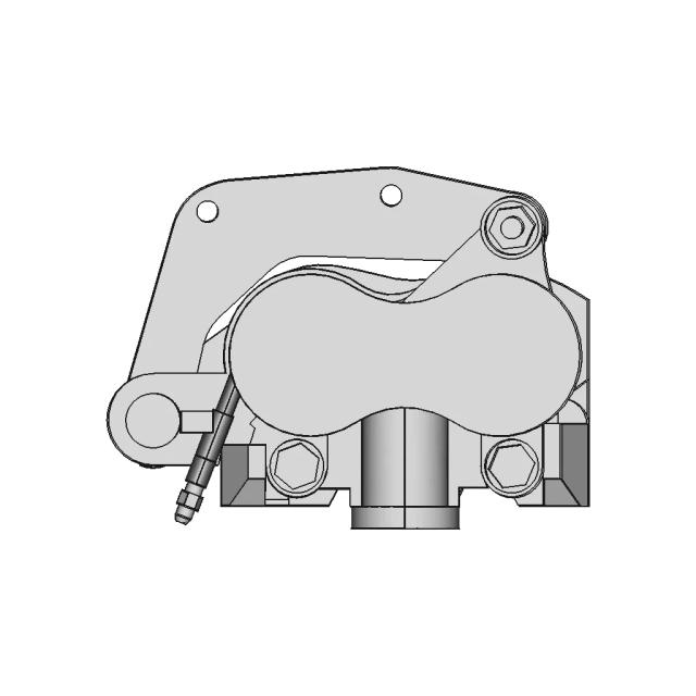 CAD Model of Brake Caliper for Engineering Projects