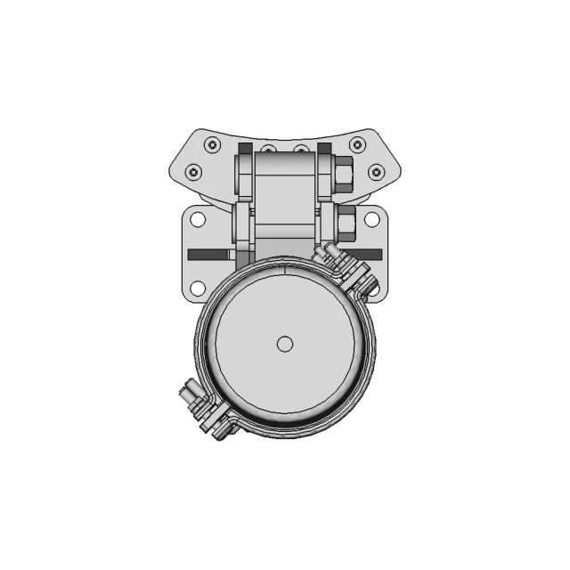 CAD Model of Brake Caliper Chamber for Engineering Projects