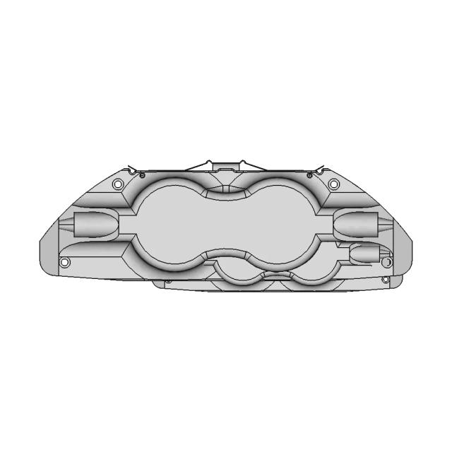 CAD Model of Brake Caliper for Engineering Projects