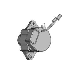 CAD Model of Alternator for Engineering Projects