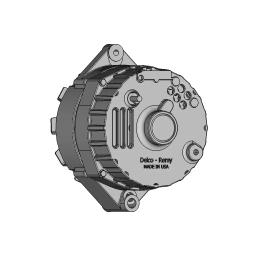 CAD Model of Alternator for Engineering Projects