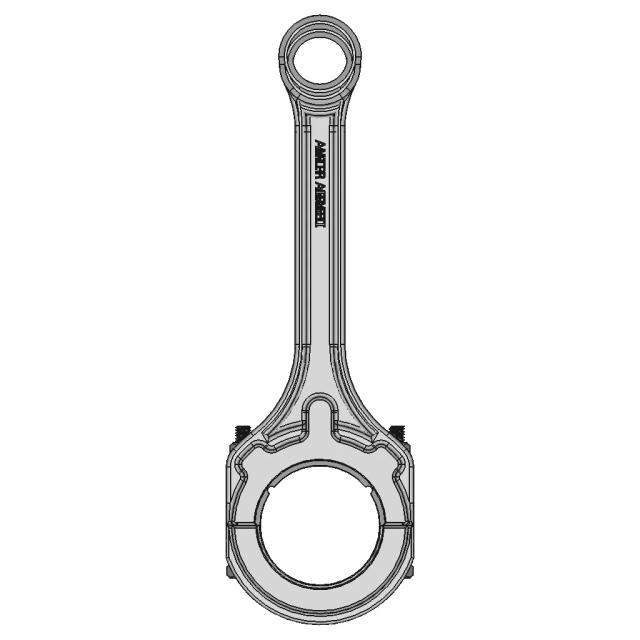CAD Model of Connecting Rod for Engineering Projects