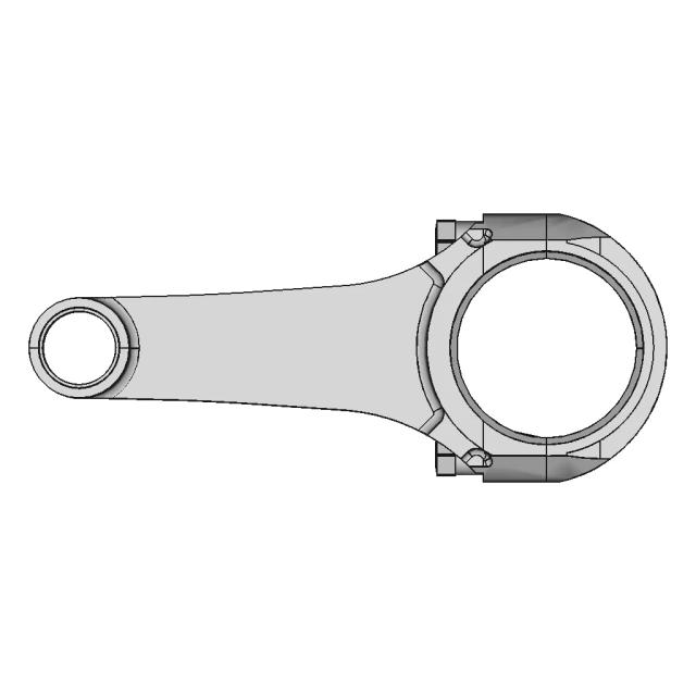 CAD Model of Racing Connecting Rod for Engineering Projects