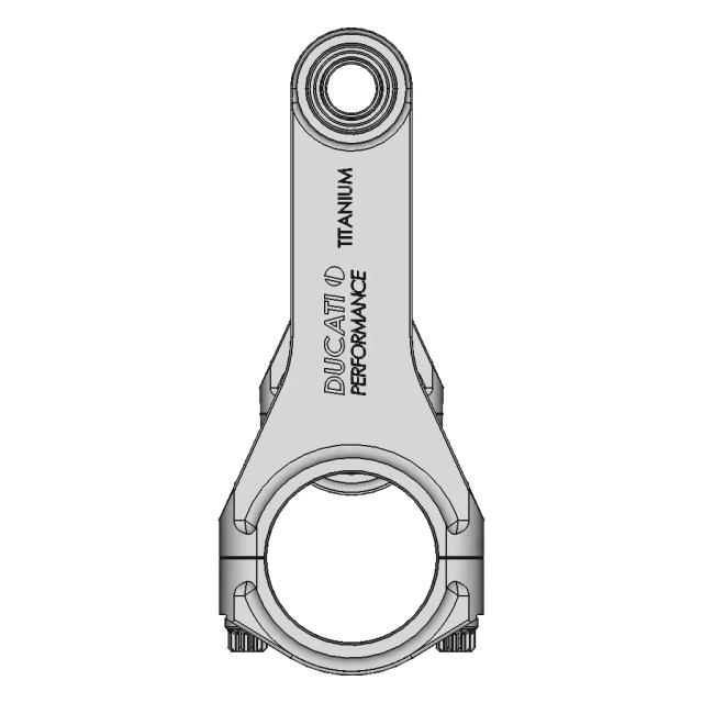 CAD Model of Connecting Rod Ducati 996 for Engineering Projects