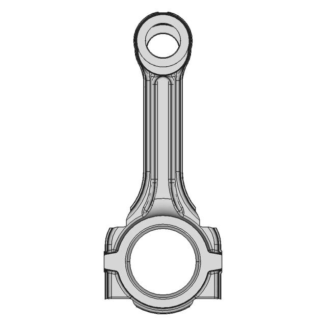 CAD Model of Connecting Rod for Engineering Projects