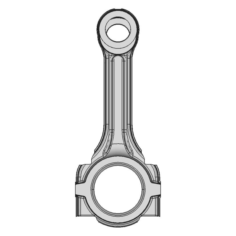 CAD Model of Connecting Rod for Engineering Projects