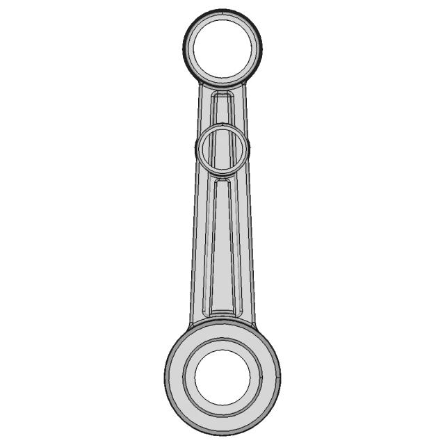 CAD Model of Connecting Rod for Engineering Projects