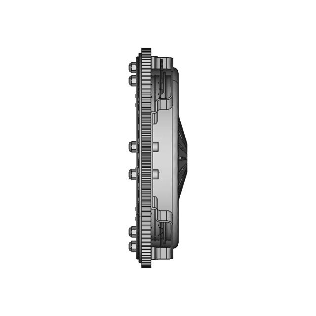 CAD Model of Car Clutch Assembly for Engineering Projects