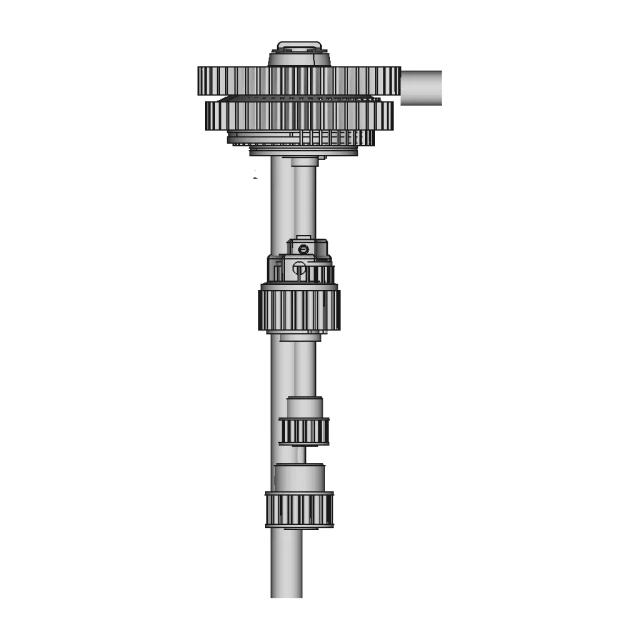 CAD Model of 2 Speed Clutch Assembly. for Engineering Projects