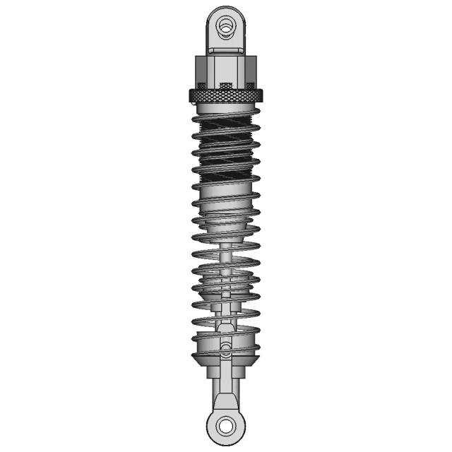 CAD Model of 80 Mm Rc Shock Absorber for Engineering Projects