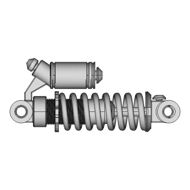 CAD Model of Shock Absorber for Engineering Projects