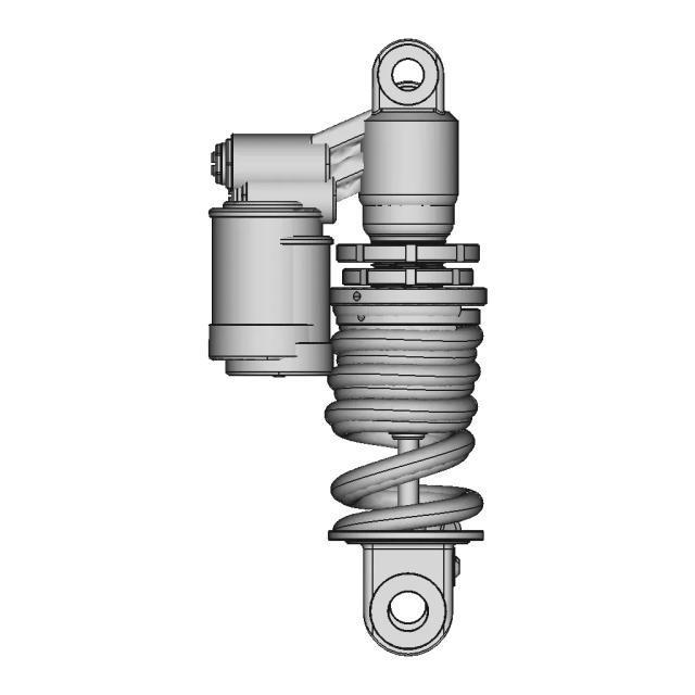 CAD Model of Shock Absorber for Engineering Projects