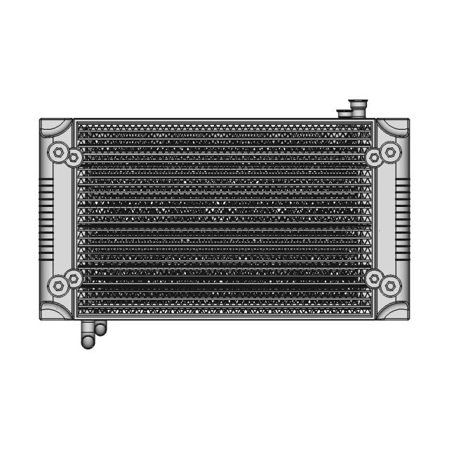 CAD Model of Radiator for Engineering Projects
