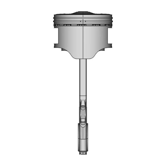 CAD Model of Piston, for Engineering Projects
