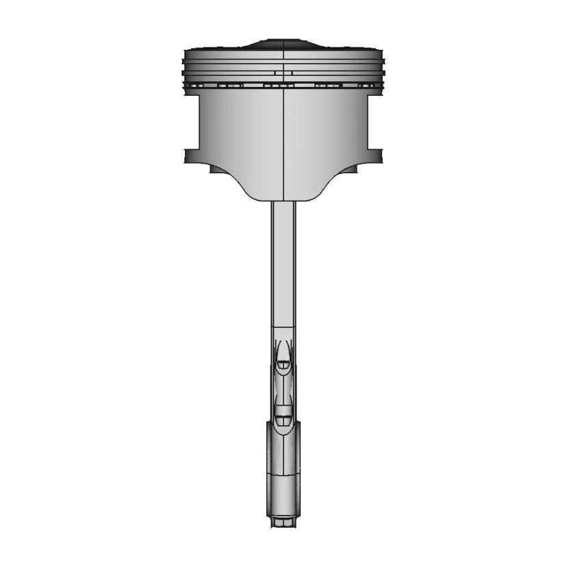 CAD Model of Piston, for Engineering Projects