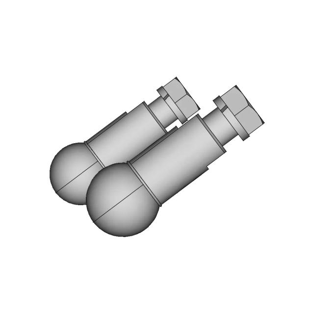 CAD Model of Ball Joint for Engineering Projects