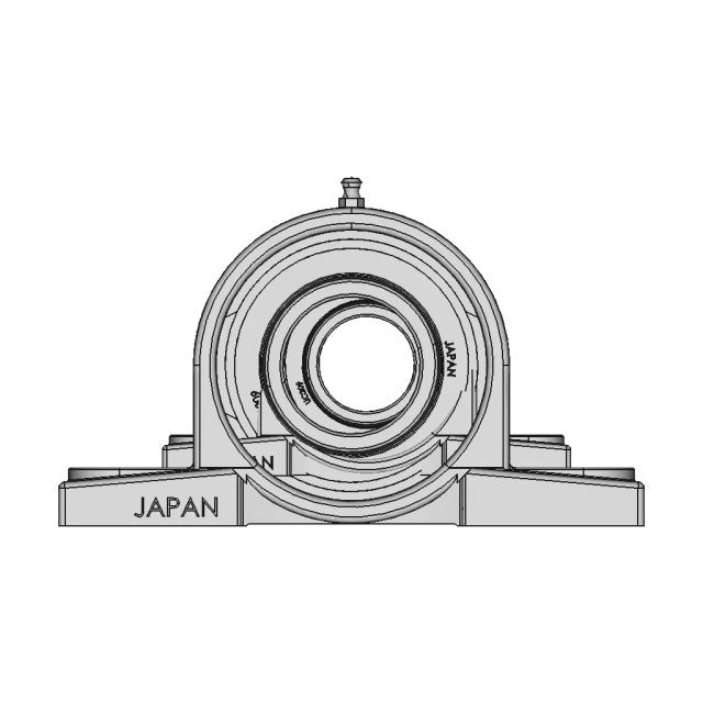 CAD Model of P209 Bearing Housing for Engineering Projects