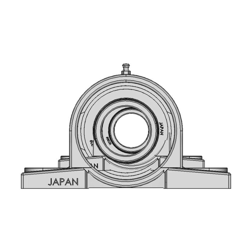 CAD Model of P209 Bearing Housing for Engineering Projects