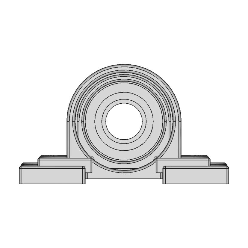 CAD Model of Bearing Housing P207 for Engineering Projects