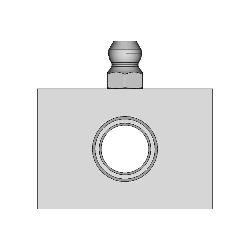 CAD Model of Bearing Housing - Dt 10-60 for Engineering Projects