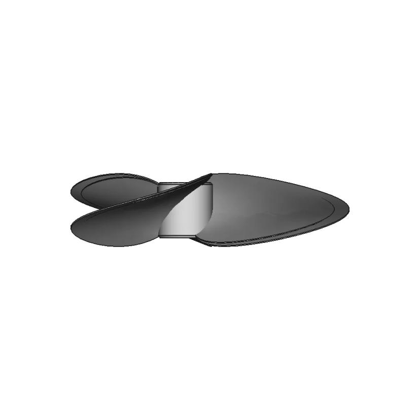 CAD Model of Fan Blade for Engineering Projects