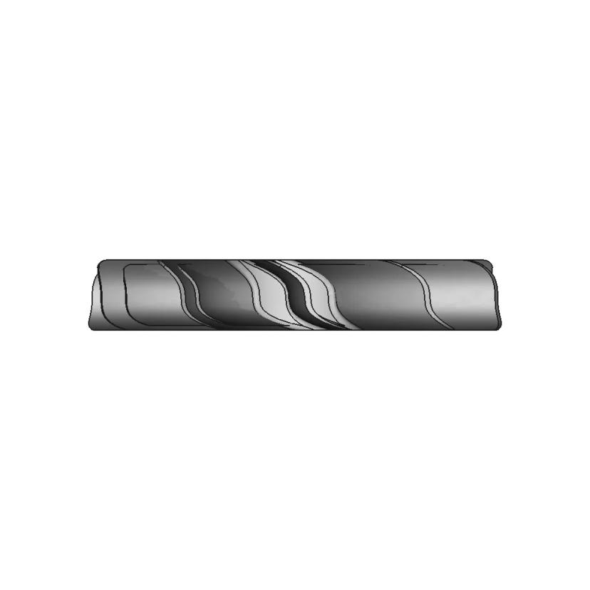 CAD Model of Fan Blade for Engineering Projects