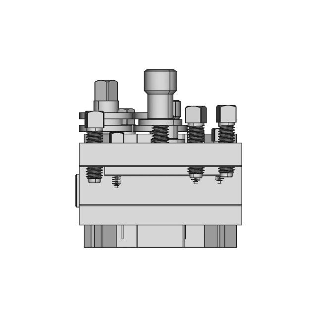 CAD Model of Lathe Tool Holder for Engineering Projects