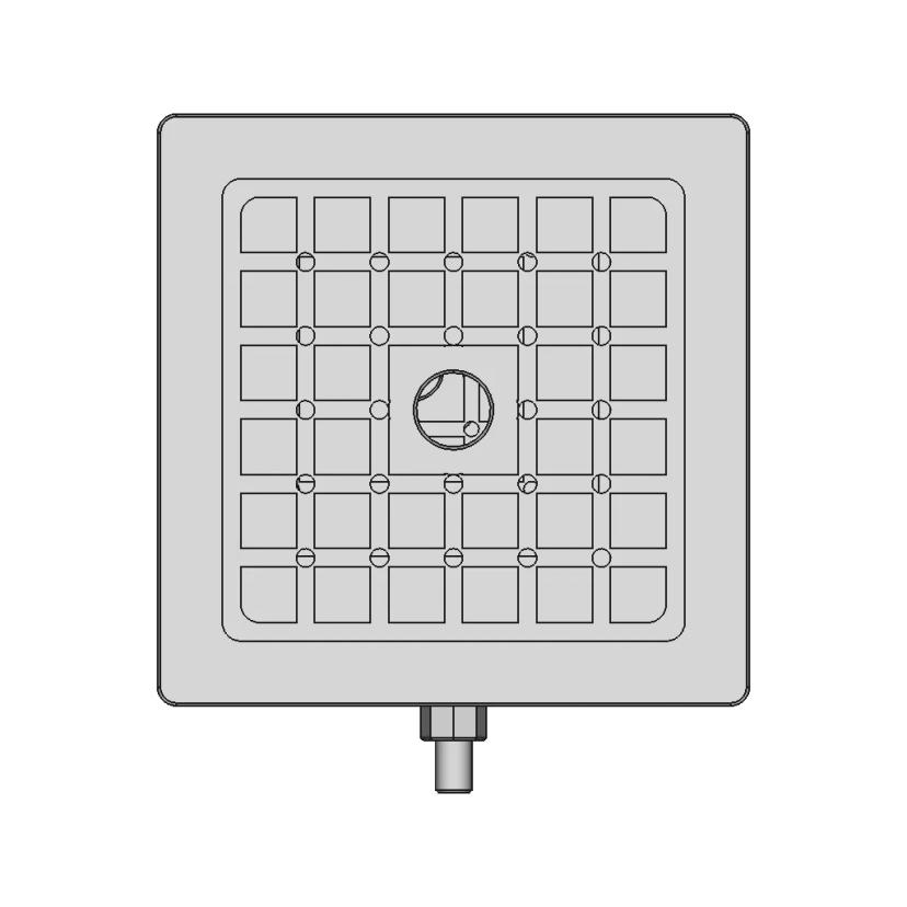 CAD Model of Vacuum Fixture Plate V2 for Engineering Projects