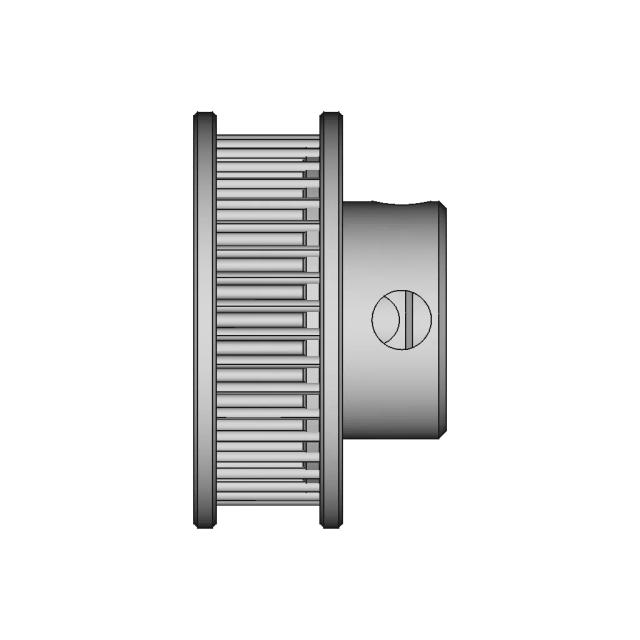 CAD Model of Gt2 Timing Pulley T40 for Engineering Projects