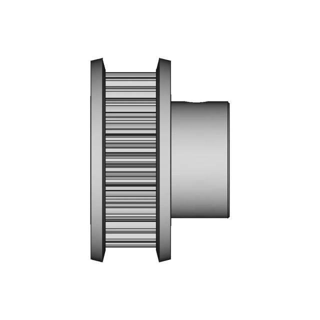 CAD Model of Timing Pulley for Engineering Projects