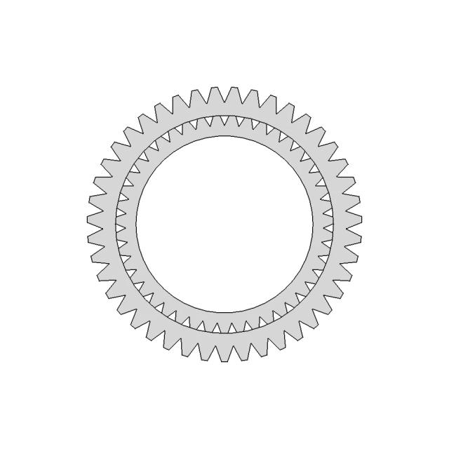 CAD Model of Threaded Inserts (Metric) for Engineering Projects