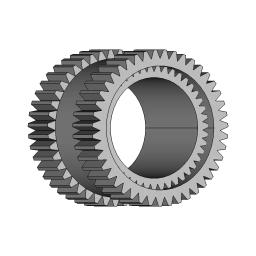 CAD Model of Threaded Inserts (Metric) for Engineering Projects