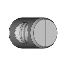 CAD Model of Threaded Insert For Wood for Engineering Projects