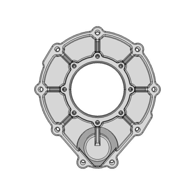 CAD Model of Gear Casing for Engineering Projects