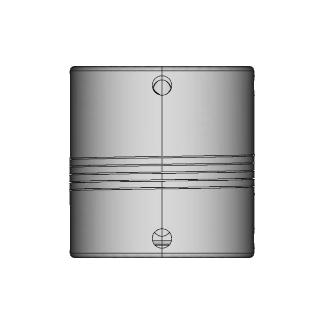 CAD Model of 5Mm-8Mm Shaft Coupling for Engineering Projects